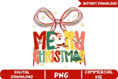 Cute Santa Merry Christmas Sublimation,Jesus Christmas Png Product Image 1