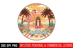 Summer PNG,Beach Vacation PNGs, Boho &amp; Tropical Shirt Design