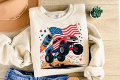 Monster Truck Svg | 4th of July svg | Shirt Svg Product Image 2