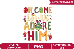 Christian Christmas Sublimation, jesus Christmas Png Product Image 1