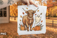 Halloween Cow Sublimation - Halloween PNG Design Product Image 1