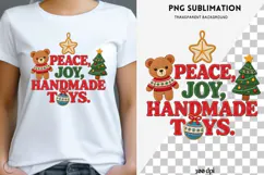 Christmas crochet png design for T-shirts Product Image 1