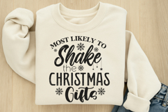 Most likely to shake the christmas gifts SVG Product Image 2