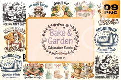 Bake &amp; Garden Sublimation PNG Set Product Image 1