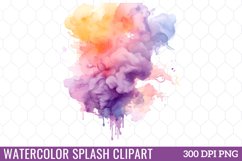 Watercolor Splash Clipart Bundle Product Image 2
