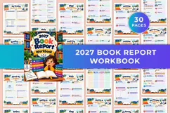 2027 Book Report Workbook Kdp interiors Product Image 1