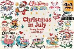 Christmas in July PNG Bundle 44 Product Image 1