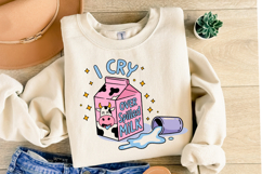 I cry over spilled milk Svg | Svg Cut File | Shirt Svg Product Image 2