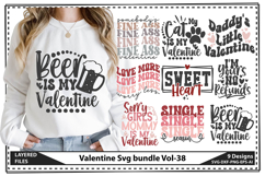 Valentine Svg Bundle, Love Svg, Valentine Shirt Svg Product Image 1