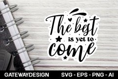 Motivational sticker svg design Product Image 1