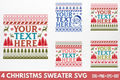 Chhristms Sweater SVG Product Image 1