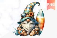 Summer Gnome Sublimation - Clipart PNG Product Image 1