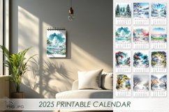 2025 Printable Calendar - A4 &amp; A5 Product Image 1
