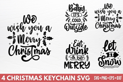 Christmas Keychain SVG Product Image 1
