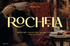 Rochela - Luxury Ligature Sans Serif Font Product Image 1