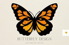 Butterfly SVG - Butterfly Clipart, Butterfly PNG Product Image 1
