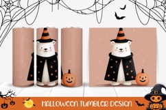 Magic Bear Tumbler Sublimation, Halloween Bear Tumbler PNG Product Image 1