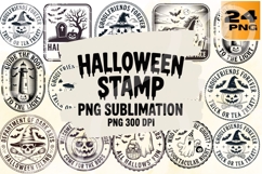 Halloween Stamp PNG Sublimation Pack Product Image 1