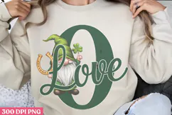 Love PNG, Gnome St Patricks Day Sublimation PNG Product Image 1