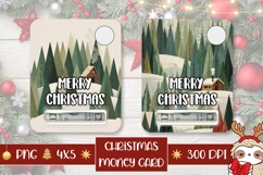 Winter Forest Money Card Designs, Christmas Gift Card Product Image 1