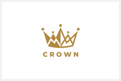 Crown Logo Design Vector Template Product Image 1