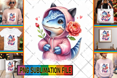 VIBRANT TSHIRT Designs PNG, Dino Product Image 1