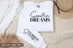Soar in dreams SVG - Mother's Day Sleeve T shirt Design Product Image 1
