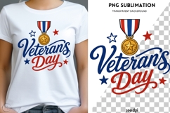 Veterans Day PNG, Patriotic Veterans Day Clipart, Military Product Image 1