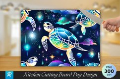 Turtles Cutting Board Sublimation Design Product Image 1