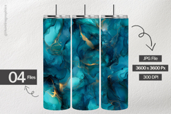 Swirling Ocean Digital Papers - 04 Variations Product Image 2
