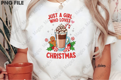 Just a Girl Who Loves Christmas Png Product Image 2