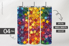 Star Glitter Digital Papers - 04 Variations Product Image 2
