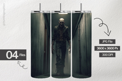 Haunted Zombie Digital Papers - 04 Variations Product Image 2