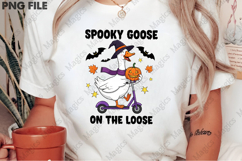 Retro Halloween PNG Goose Sublimation Product Image 2