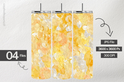 Yellow Streaks Digital Papers - 04 Variations Product Image 2