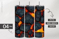 Lava Wall Digital Papers - 04 Variation Product Image 2