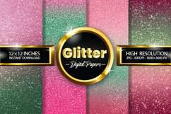 Shinny Glitter Digital Papers - 04 Variations Product Image 1