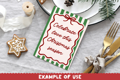 10 Whimsical Christmas Frames Clipart PNG Bundle Product Image 2