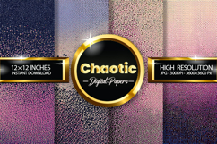 Chaotic Digital Papers - 04 Variations Product Image 1