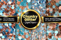 Chunky Digital Papers - 04 Variations Product Image 1