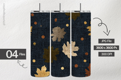 Oak Leave Digital Papers - 04 Variations Product Image 2