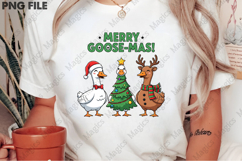 Funny Merry Christmas Png Goose Png Product Image 2