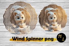 Kitty Wind Spinner ,Christmas Kitty Wind Spinner wrap Product Image 1