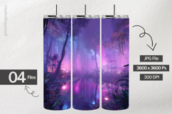 Mystical Lake Digital Papers - 04 Variations Product Image 2