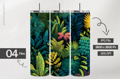 Lush Jungle Digital Papers - 04 Variations Product Image 2