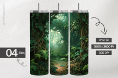 Lush Greenery Digital Papers - 04 Variations Product Image 2