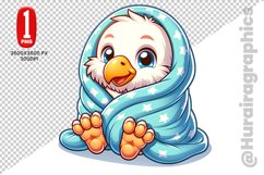 Cute Eagle Clipart - PNG File Product Image 1
