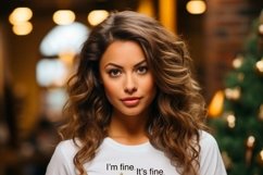 I&#039;m Fine It&#039;s Fine Everything Is Fine Png Sublimation Product Image 2