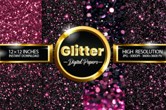 Glitter Digital Papers - 04 Variations Product Image 2