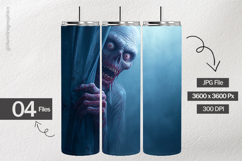 Zombie Peeking Digital Papers - 04 Variations Product Image 2